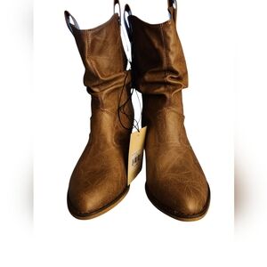 Charles Albert Brown Leather Ankle Boots